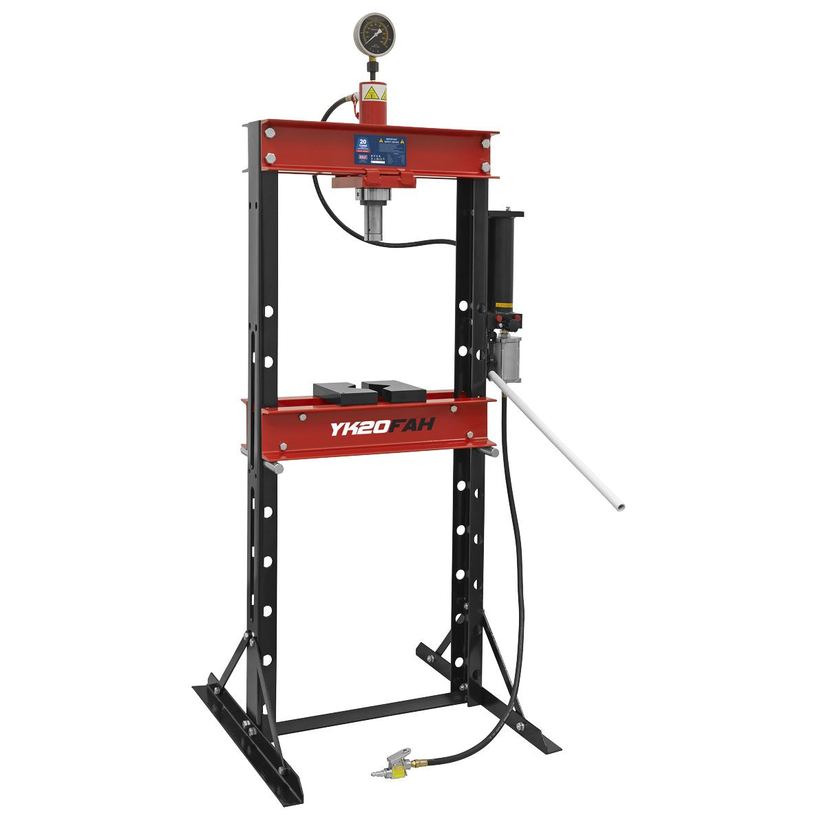 Sealey Air/Hydraulic Press 20 Tonne Floor Type YK20FAH