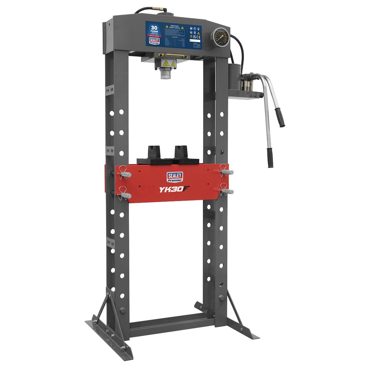 Sealey Hydraulic Press 30 Tonne Floor Type YK30F