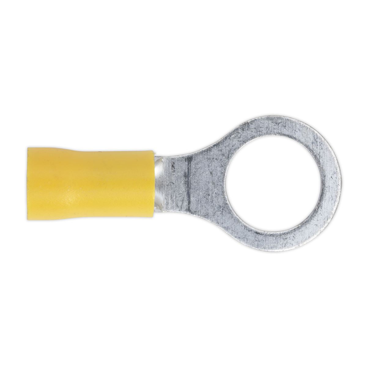 Sealey Easy-Entry Ring Terminal �10.5mm (3/8") Yellow Pack of 100 YT16