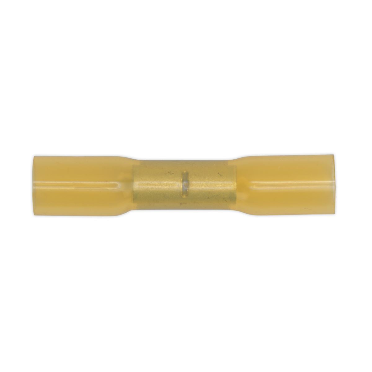 Sealey Heat Shrink Butt Connector Terminal �6.8mm Yellow Pack of 50 YTSB50