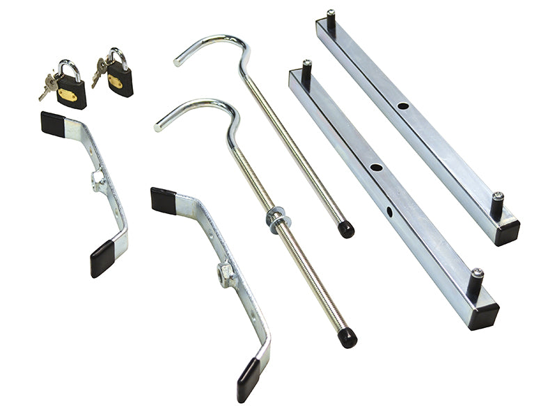 Zarges Roof Rack Clamps C/W 2 Padlocks - 1 Pair ZAR40980B