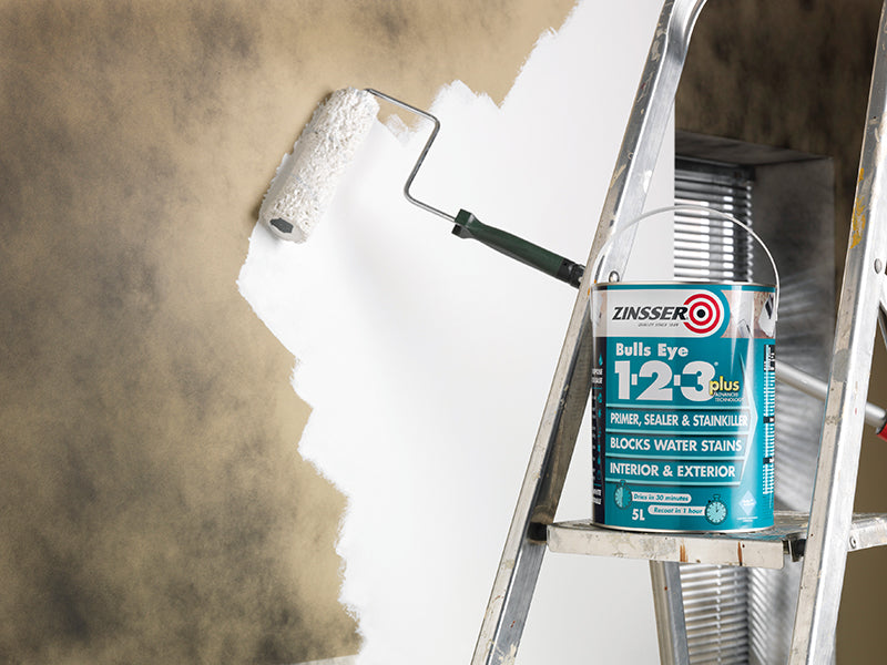 Zinsser Bulls Eye® 1-2-3 Primer & Sealer Paint 2.5 litre ZINBE12325L