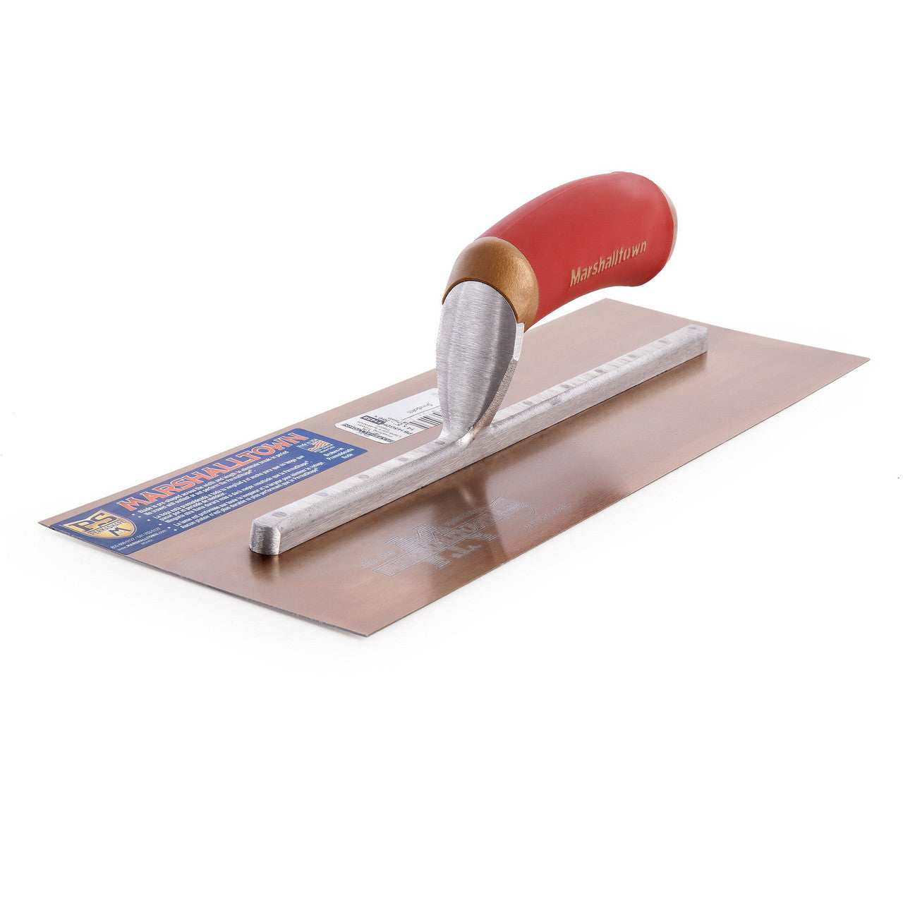 Marshalltown MPB145GDH Gold Stainless Steel Finishing Trowel 14 x 5 Inch