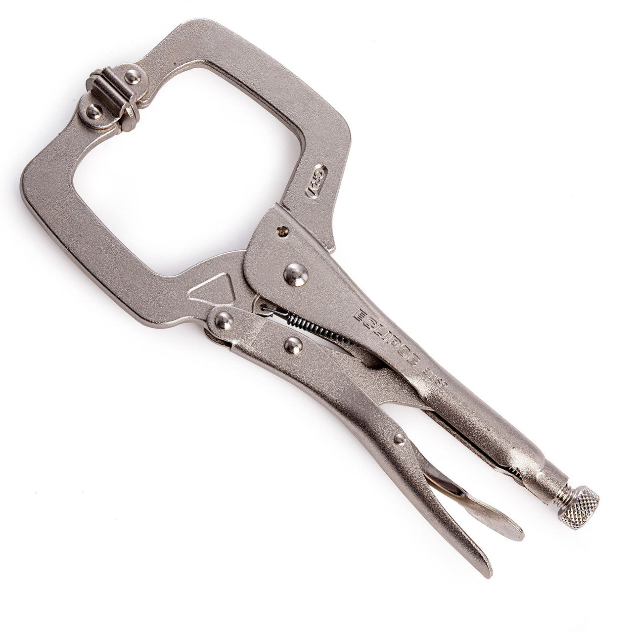Eclipse Locking Welding C Clamp with Swivel Pads 11in 275mm Quick Release E11SP