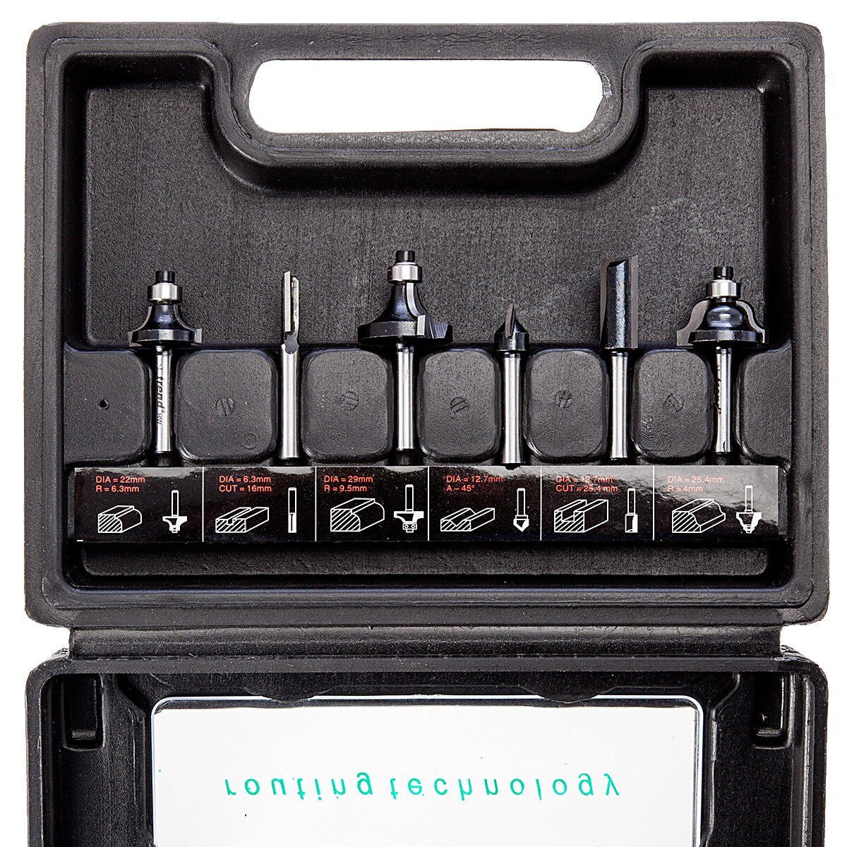 Trend 6 Piece Router Starter Cutter Set 1/4 Inch Shank TCT SET/SS11X1/4TC