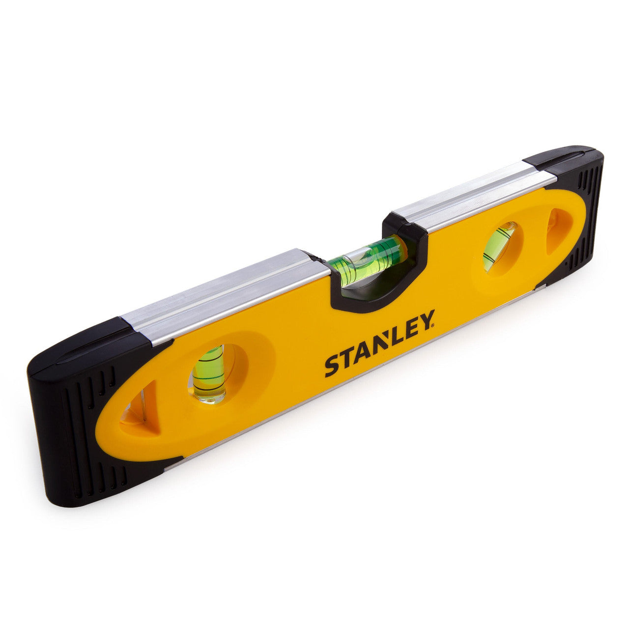 Stanley 230mm 9" Shock Proof Magnetic Torpedo Level 3 Vials 0-43-511