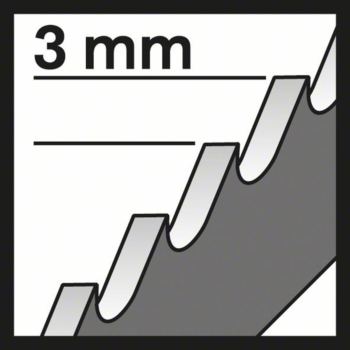 Bosch T111C Basic for Wood Jigsaw Blades 100 Pack BOS-2608637878