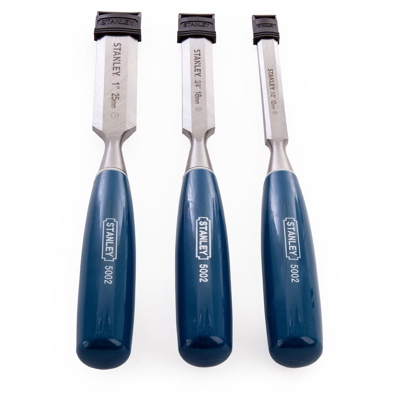 Stanley Bevel Edge Wood Chisel Set of 3 12mm, 18mm and 25mm 0-16-128 5002