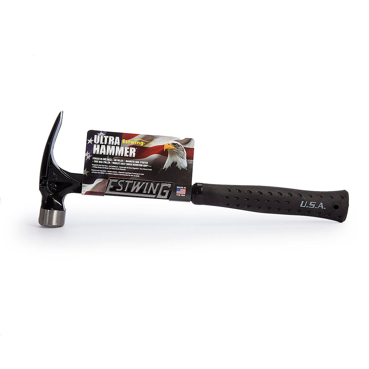 Estwing Ultra Series Framing Hammer With One Piece Long Handle Black 19oz EB-19S