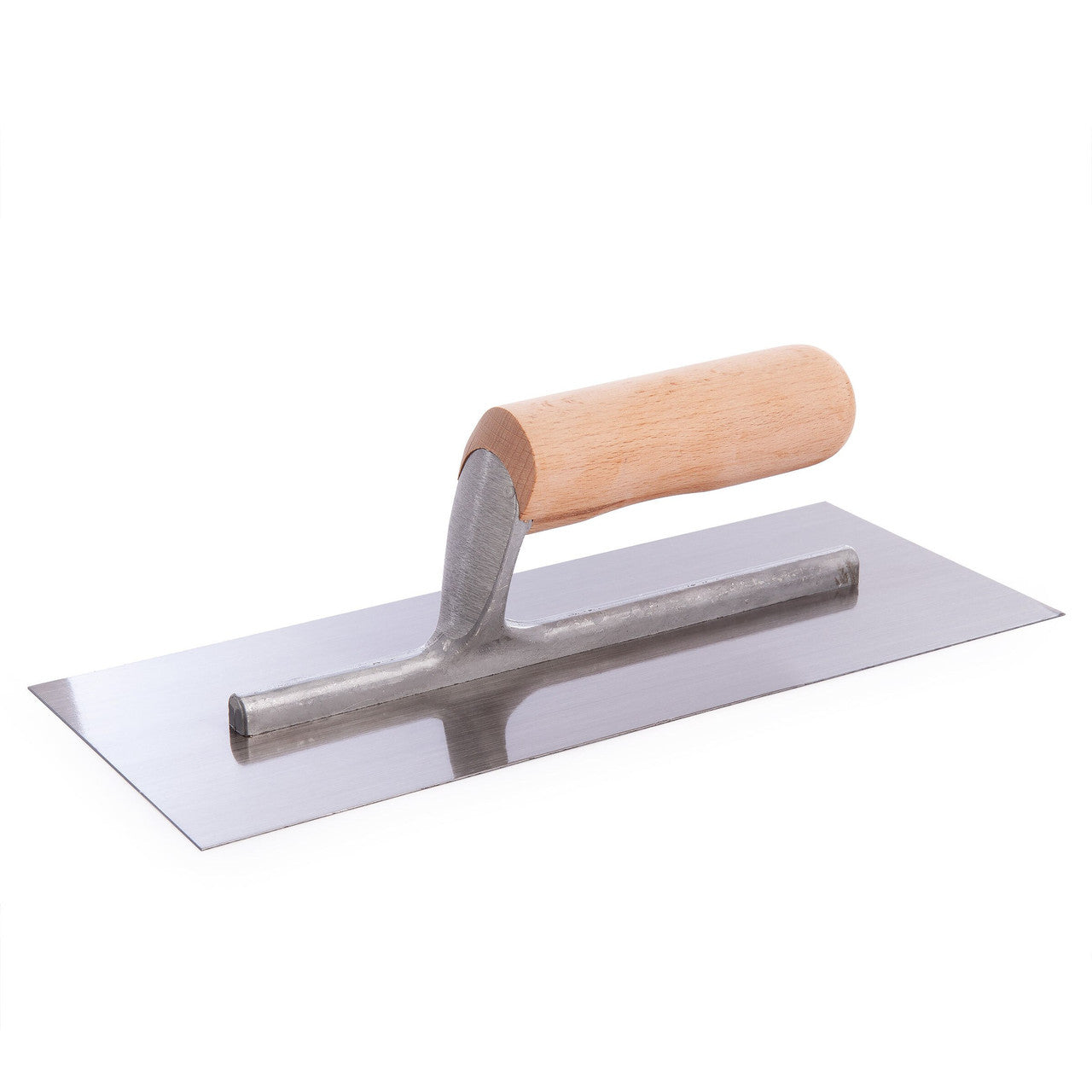 RST Carbon Steel Finishing Trowel With Wooden Handle 11 x 4.5" RTR124C