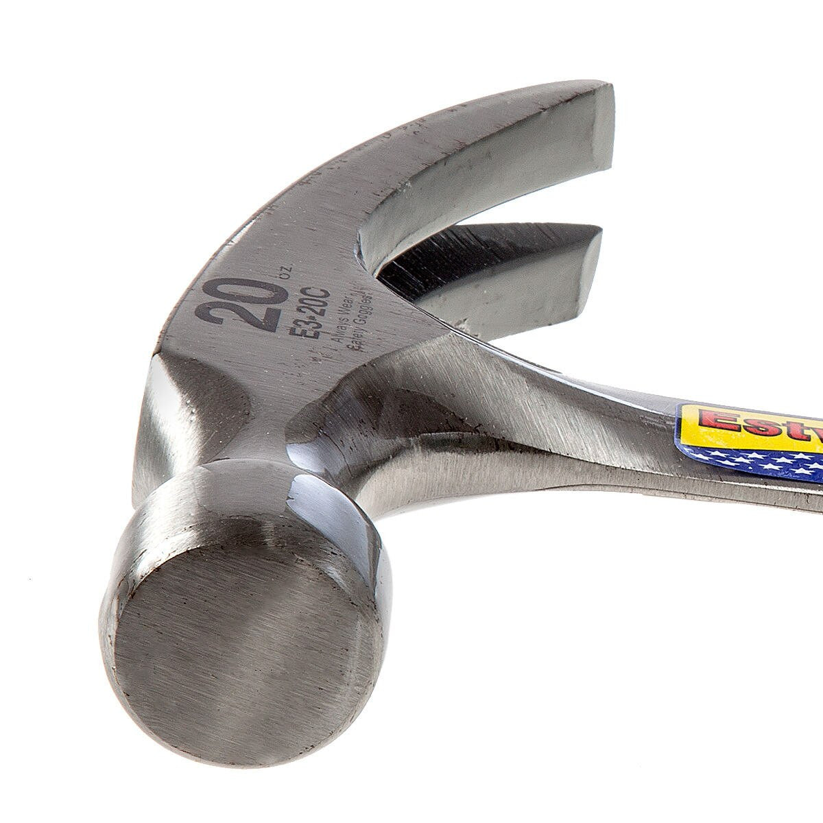Estwing Curved Claw Hammer with Vinyl Grip 20oz length 13.5" 343 mm E3/20C