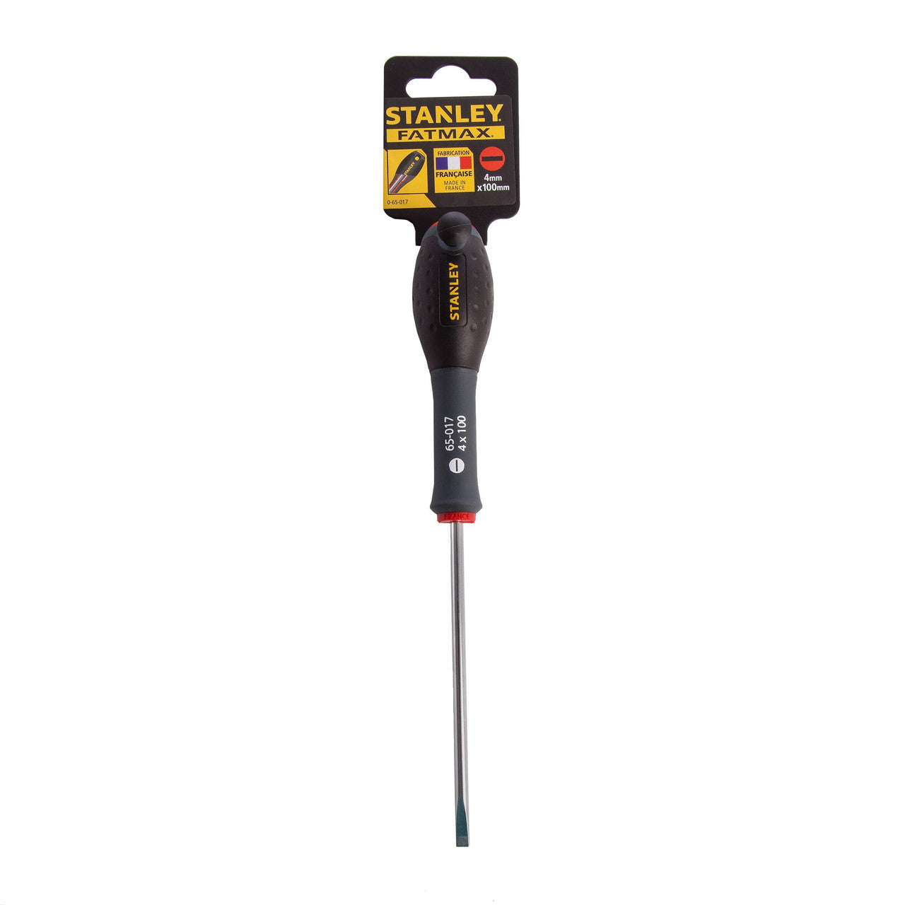 Stanley FatMax Parallel Screwdriver 4mm x 100mm Colour Coded Ends 0-65-017