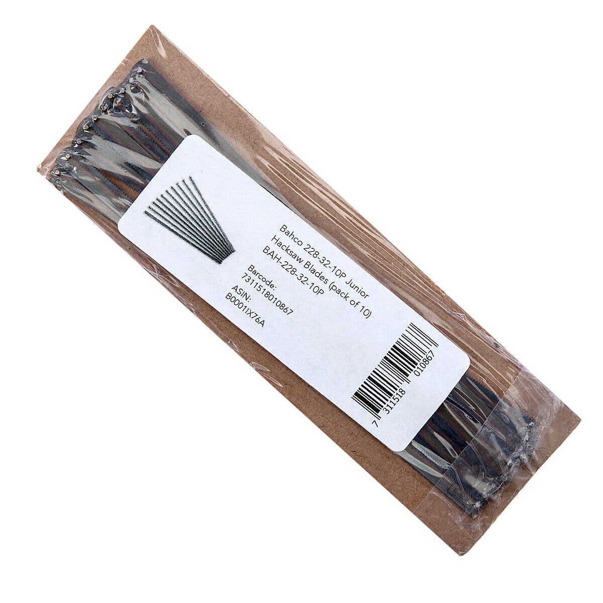 Bahco Junior Hacksaw Blades 6" Pack of 10 Teeth 32 TPI 228-32-10P