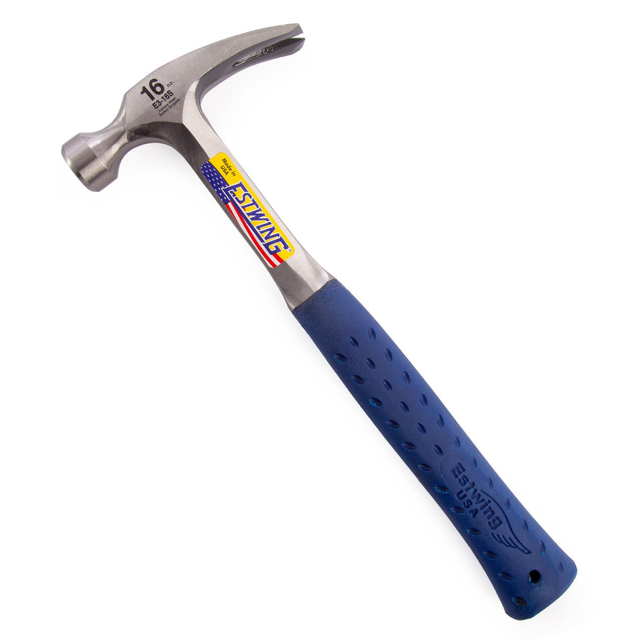 Estwing E3/16S Straight Claw Framing Hammer with Vinyl Grip 16oz