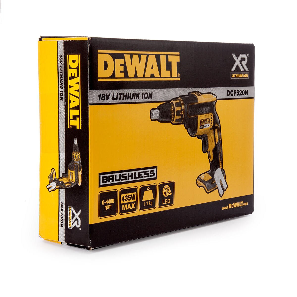 Dewalt 18V Brushless Screwdriver Single Screw Drywall Body Only DCF620N