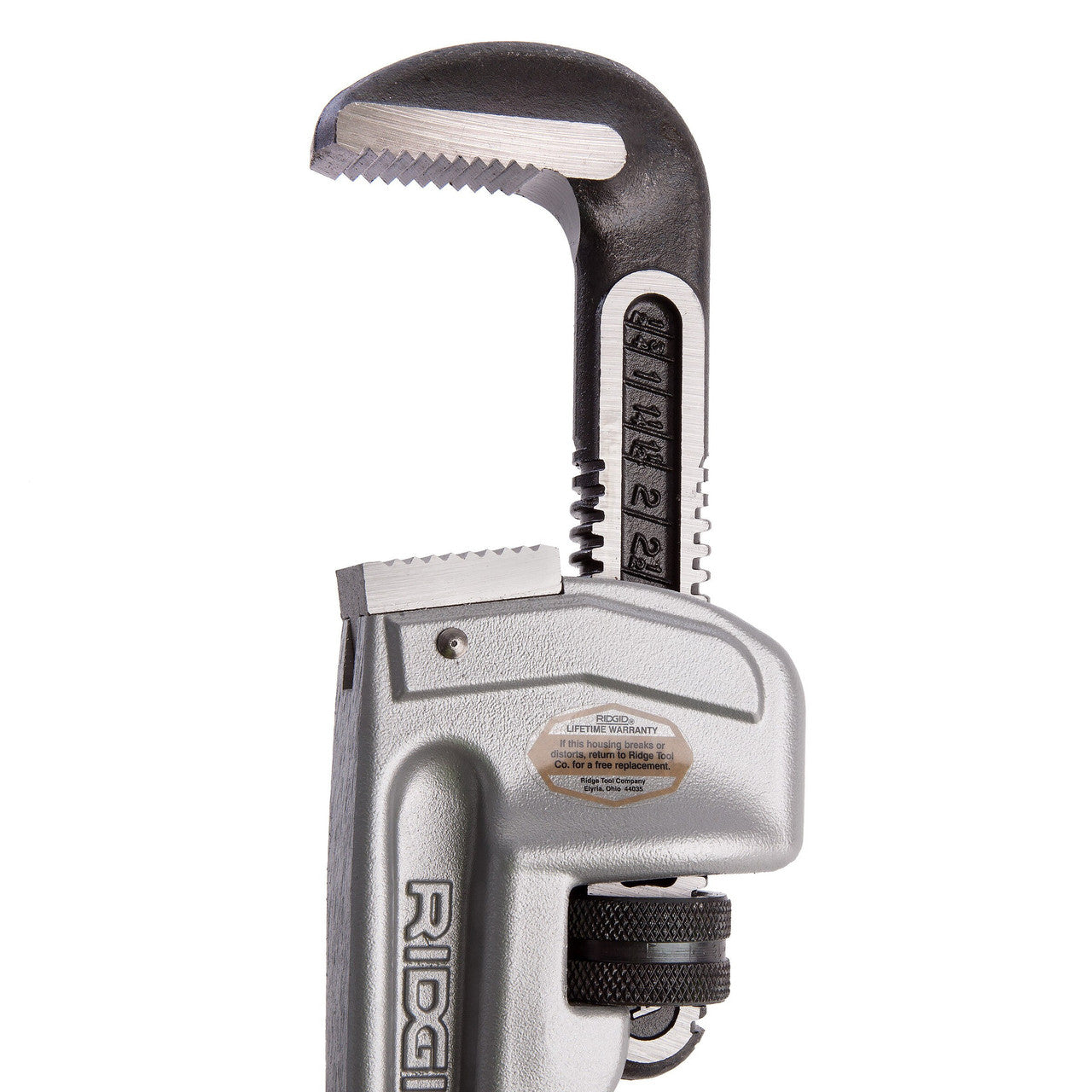 Ridgid 818 Aluminium Straight Pipe Wrench 18 Inch 450mm Jaw 65mm 2.1/2in 31100