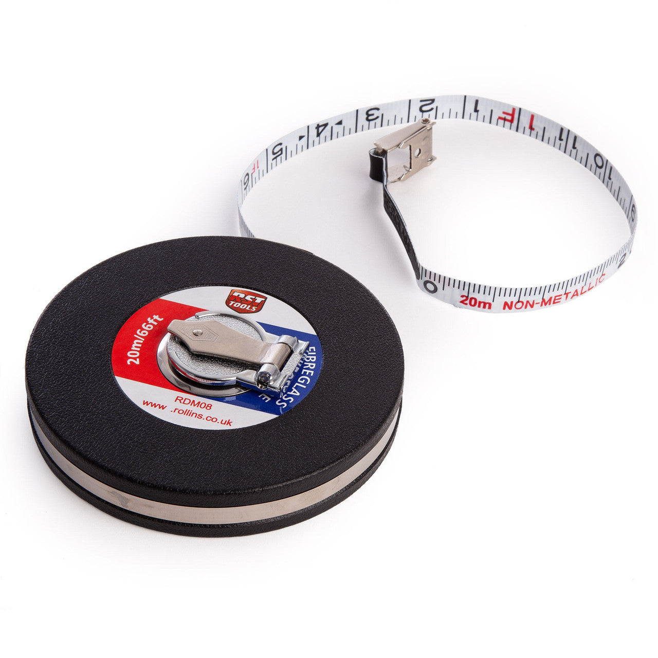 RST Metric Imperial Fibreglass Tape Measure 20m RDM08