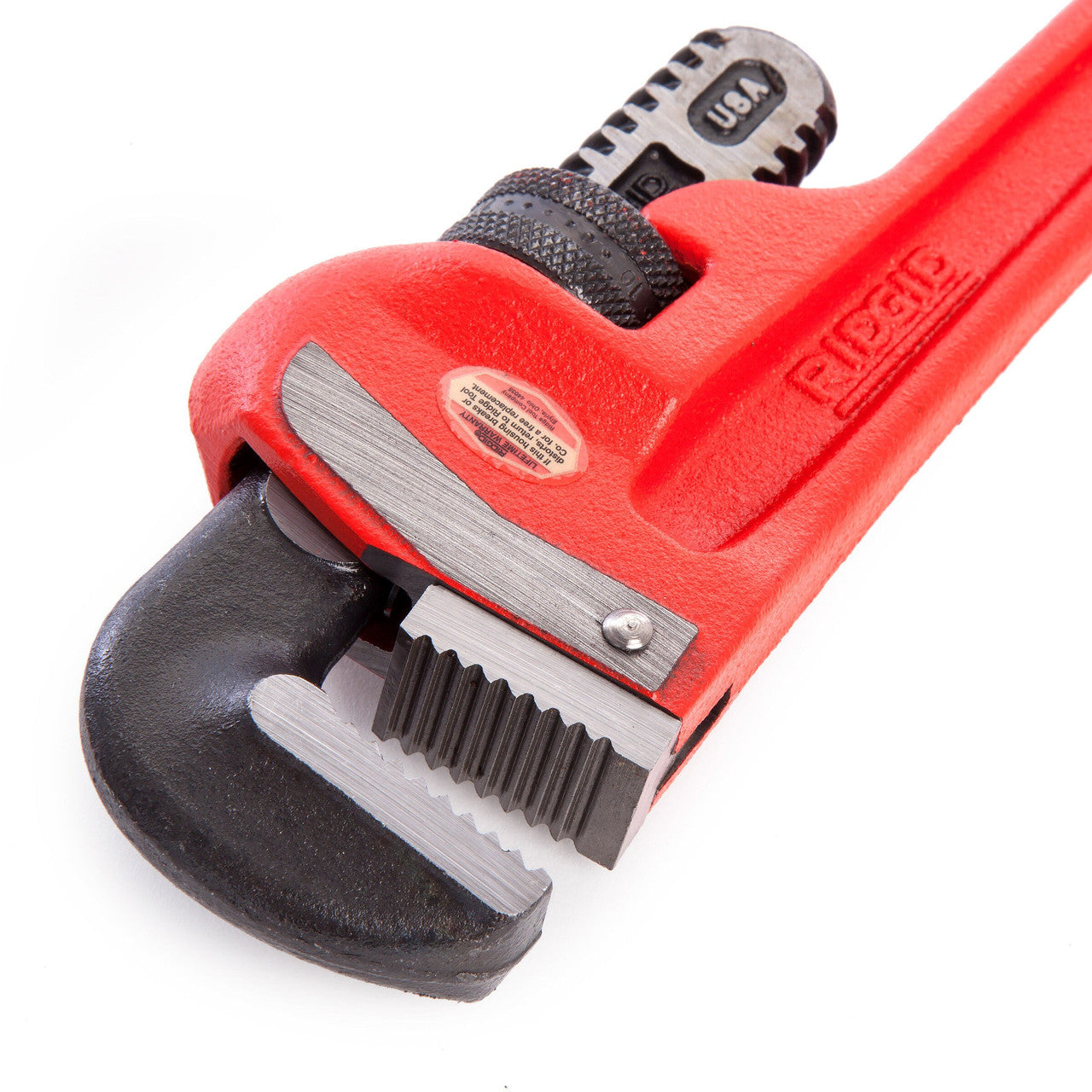 Ridgid Model 10 Straight Pipe Wrench 10 Inch 250mm Capacity 40mm 1.1/2in 31010