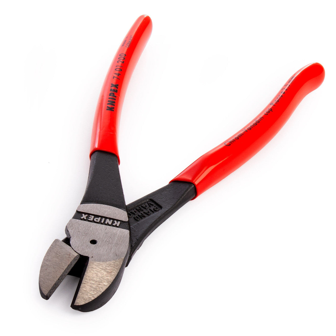 Knipex 200mm High Leverage Diagonal Cutter Cuts Piano Wire 7401200SB