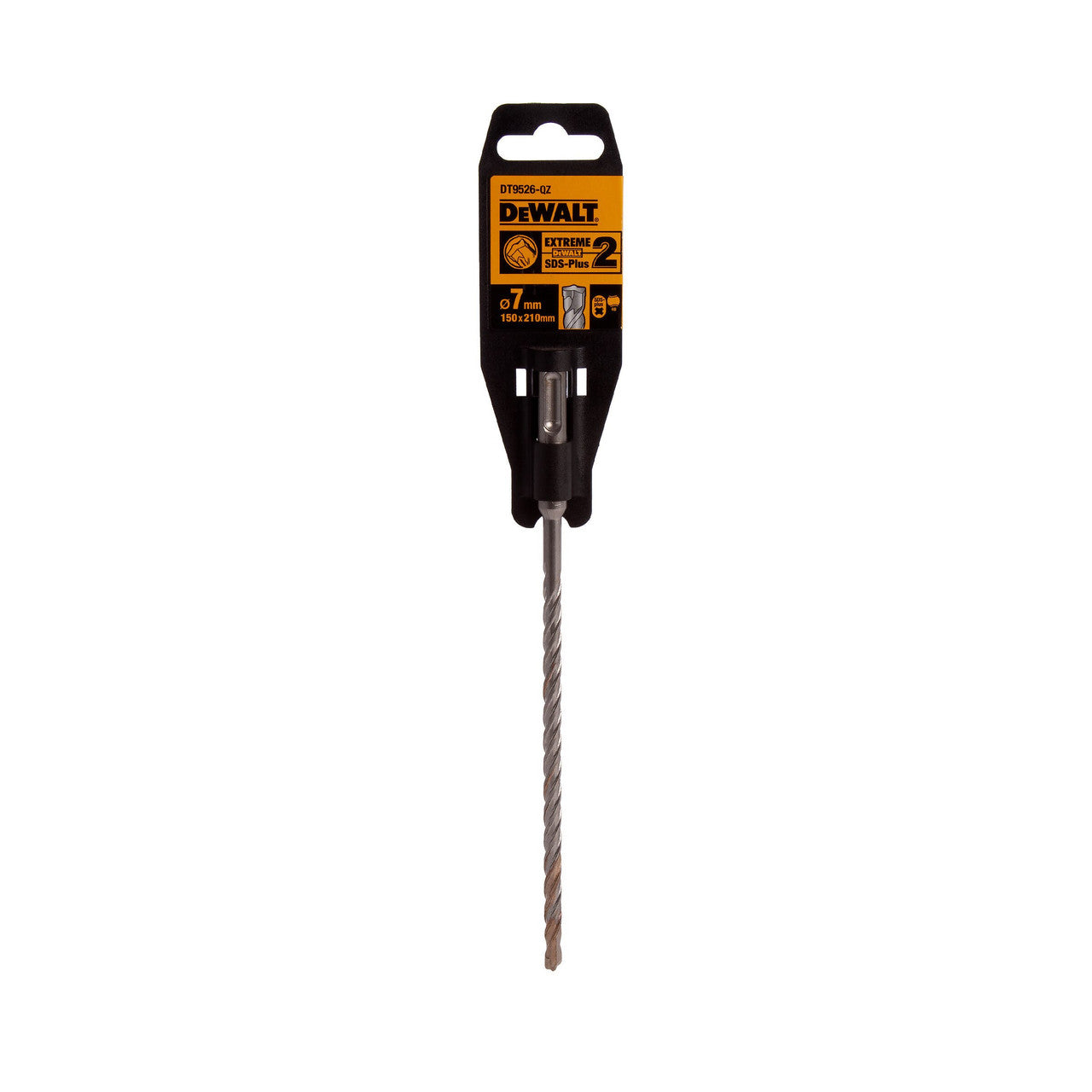 Dewalt SDS Plus Extreme 2 Drill Bit 7mm x 210mm Optimised Flute Design DT9526