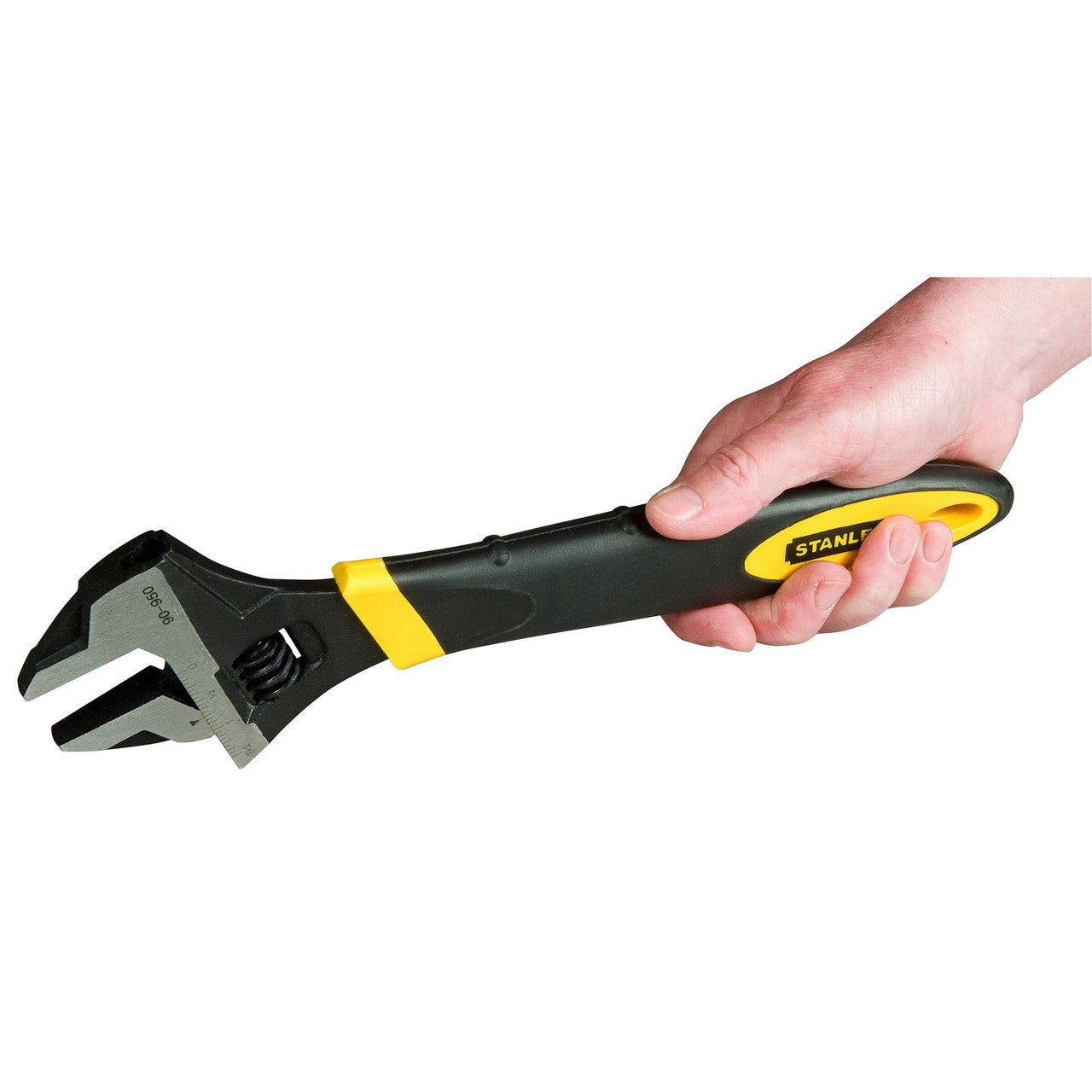 Stanley MaxSteel Adjustable Wrench 12in 300mm Jaw Capacity 40mm STA-0-90-950
