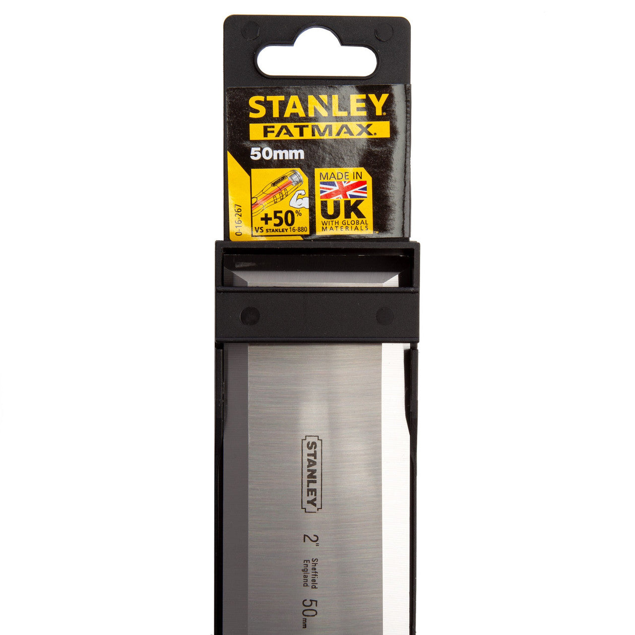 Stanley FatMax Thru Tang Wood Chisel 50mm Soft Grip Handle 0-16-267