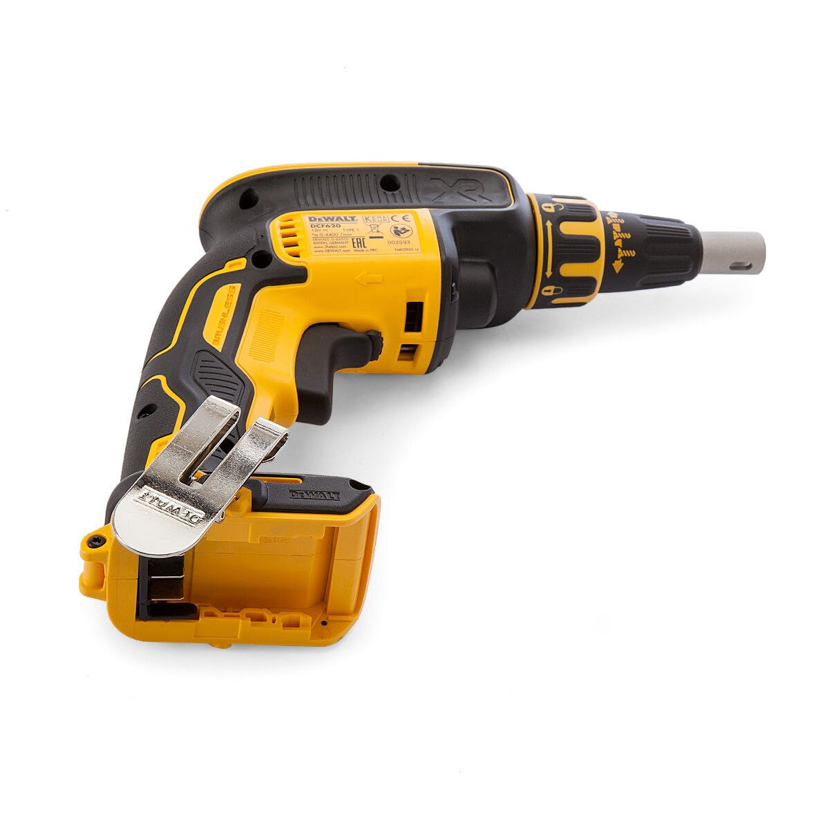 Dewalt 18V Brushless Screwdriver Single Screw Drywall Body Only DCF620N