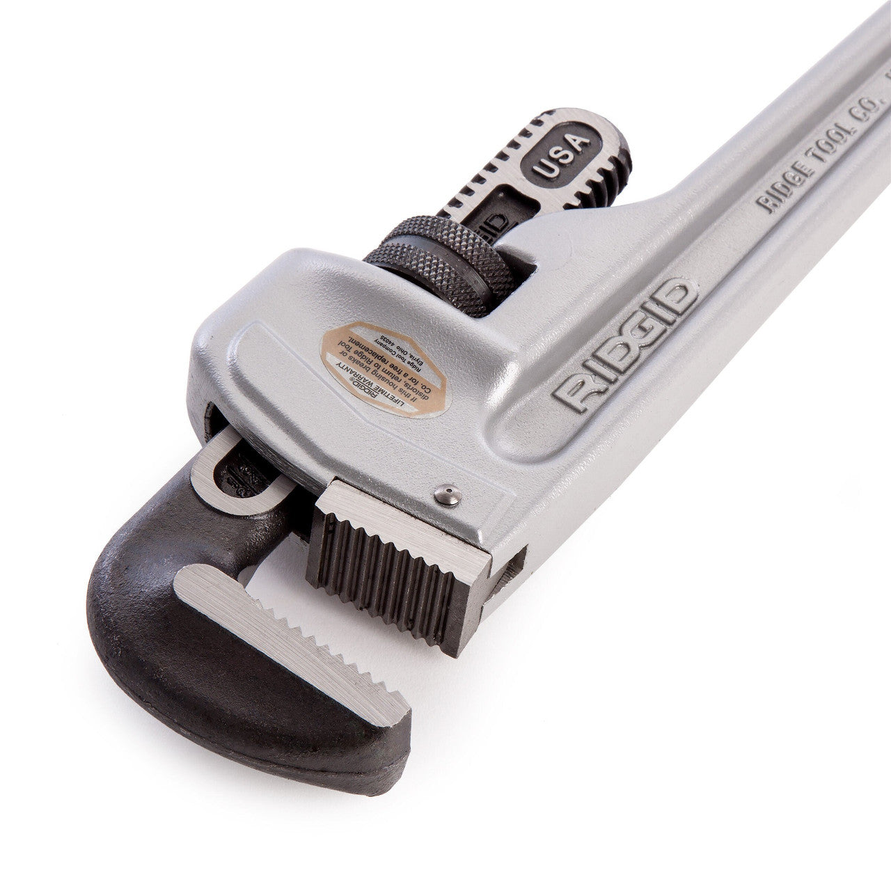 Ridgid 818 Aluminium Straight Pipe Wrench 18 Inch 450mm Jaw 65mm 2.1/2in 31100