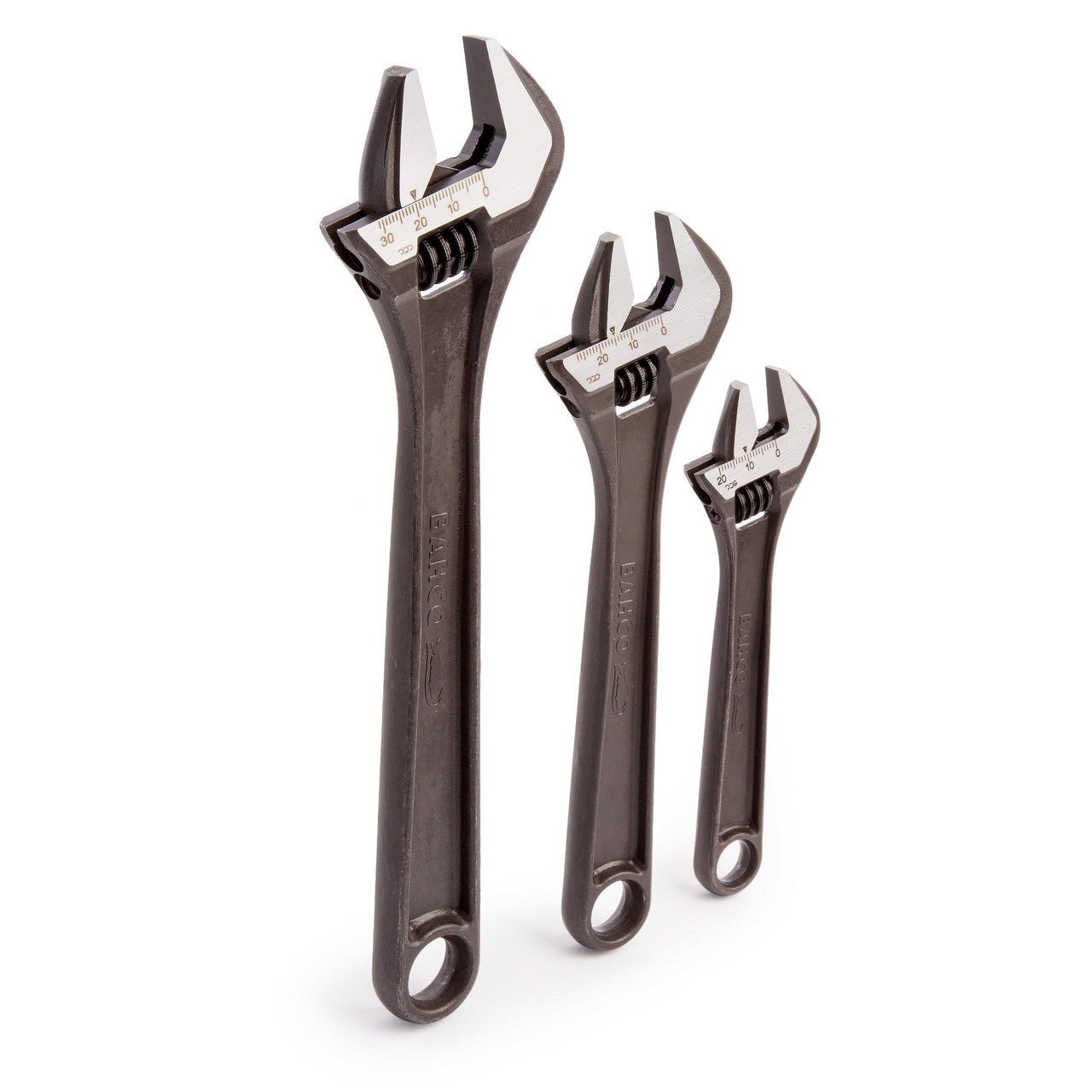 Bahco 80 Series Adjustable Wrench Set 3 Piece Size 155, 200 & 255mm ADJUST3