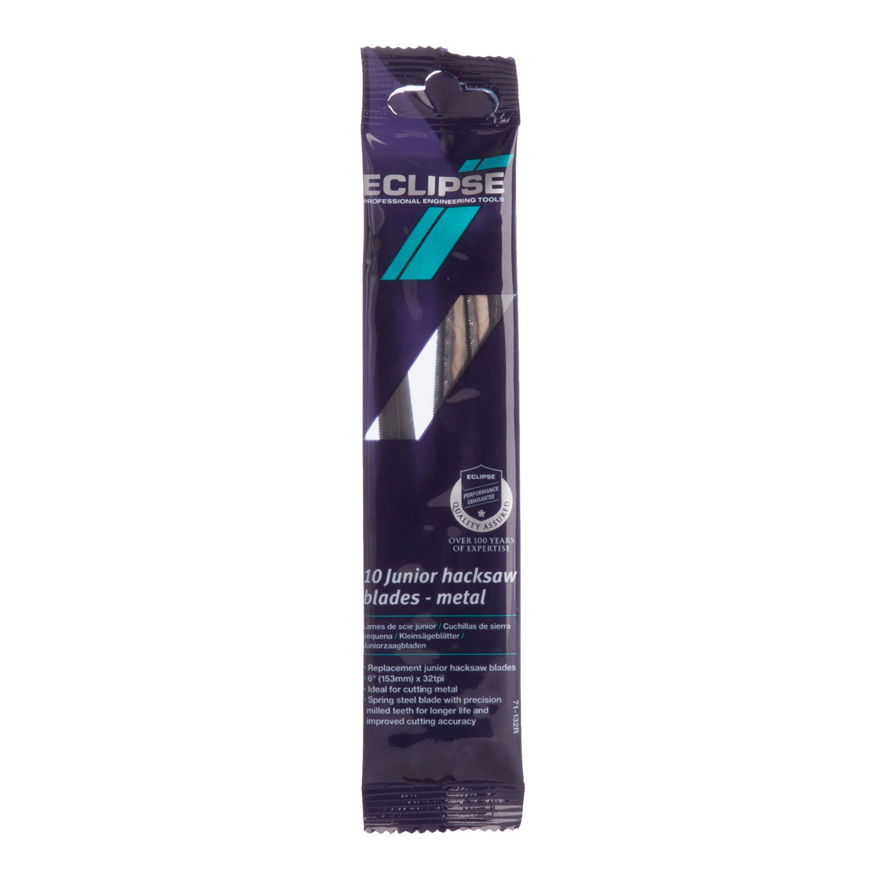 Eclipse Junior Hacksaw Blades 10 Pack Tungsten Alloy steel MBIT 71-132R