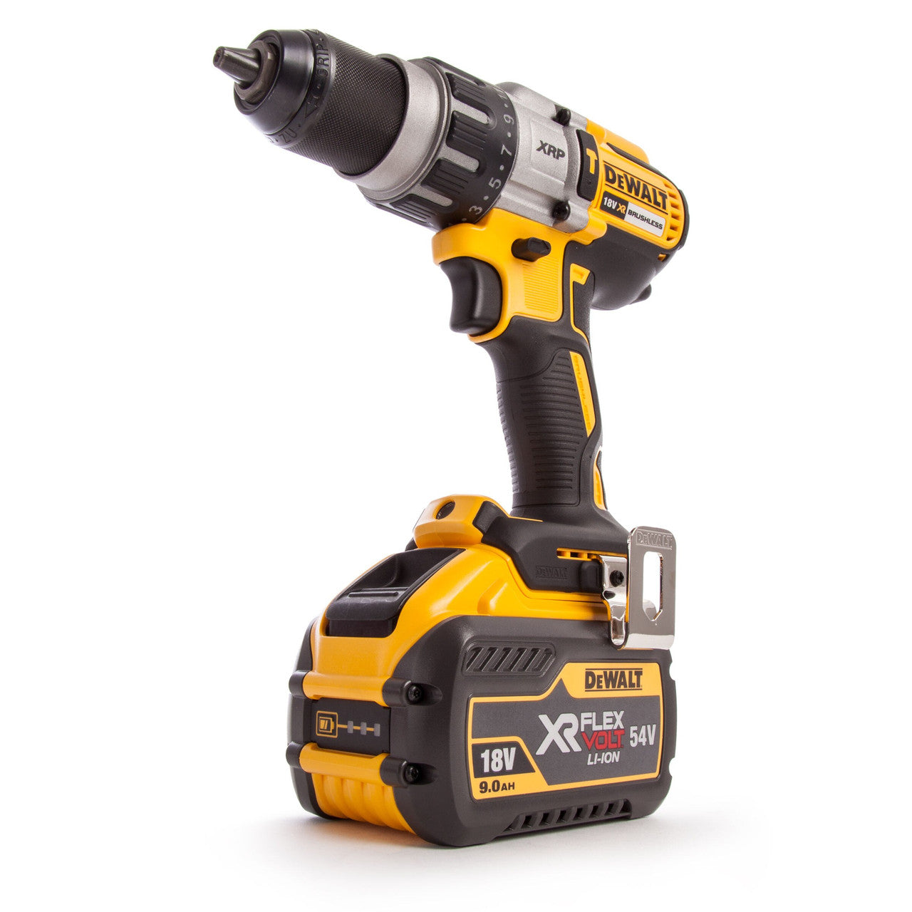 Dewalt 18V XR Brushless Combi Drill 1 x 9.0Ah FlexVolt Batt TStak Case DCD996X1