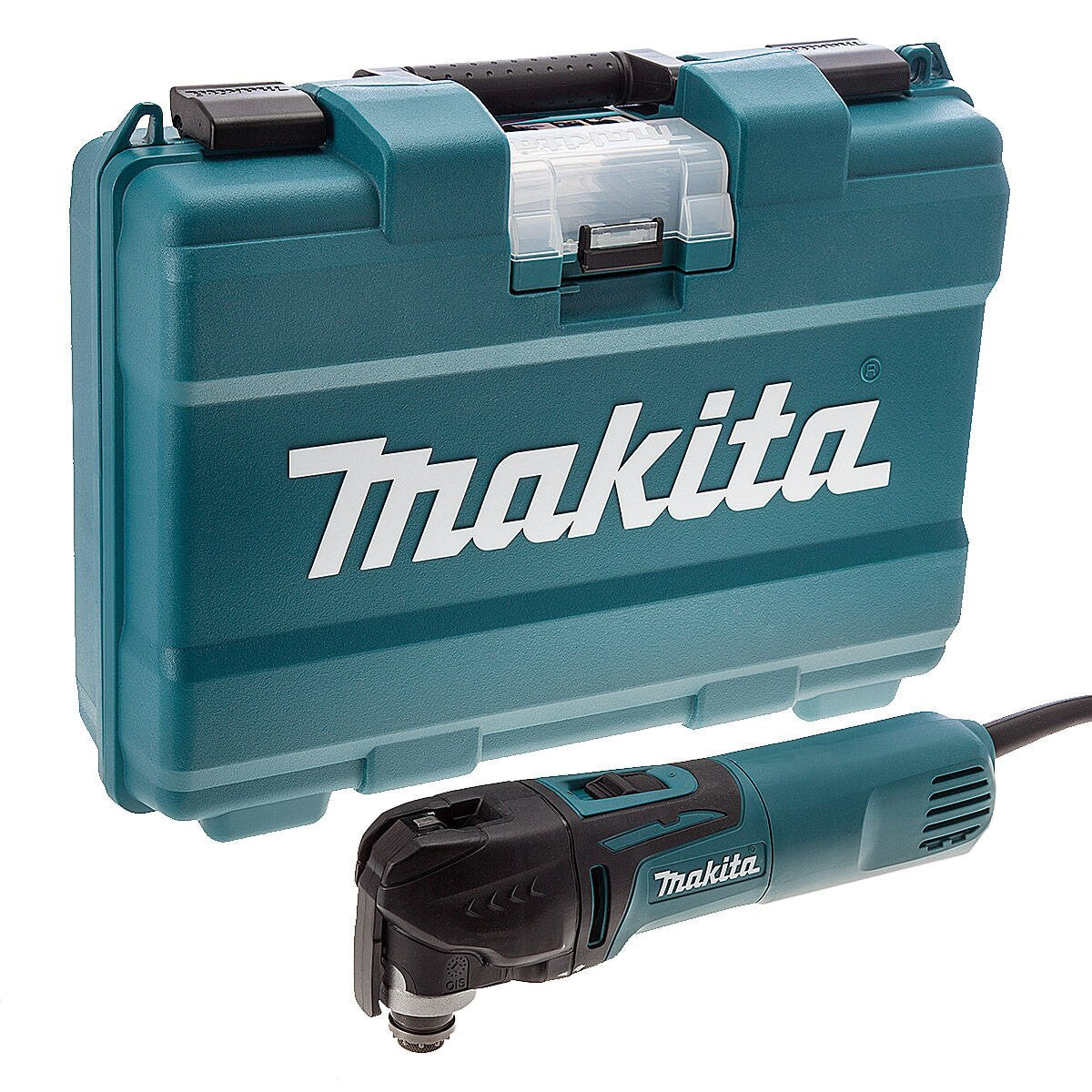 Makita Multi Tool with Tool Less Accessory Change 240V Carry Case TM3010CK