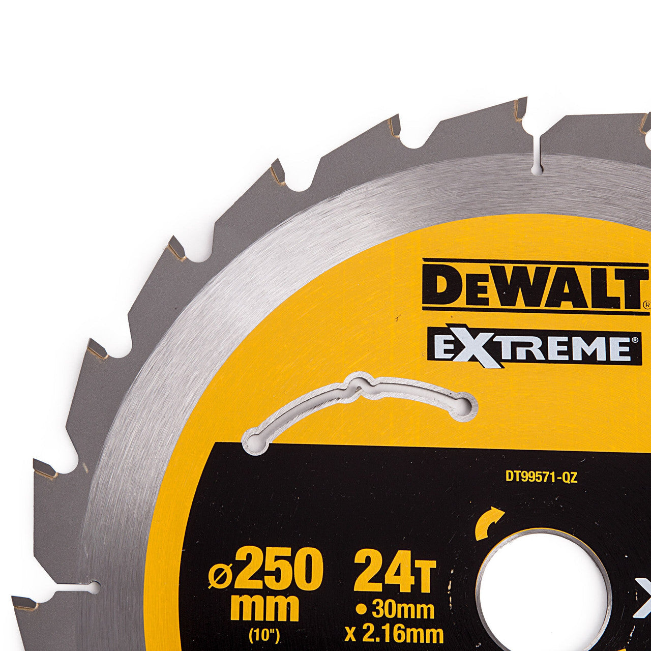 Dewalt XR Extreme Runtime Mitre Saw Blade 250mm x 30mm x 24T Thin kerf DT99571-QZ