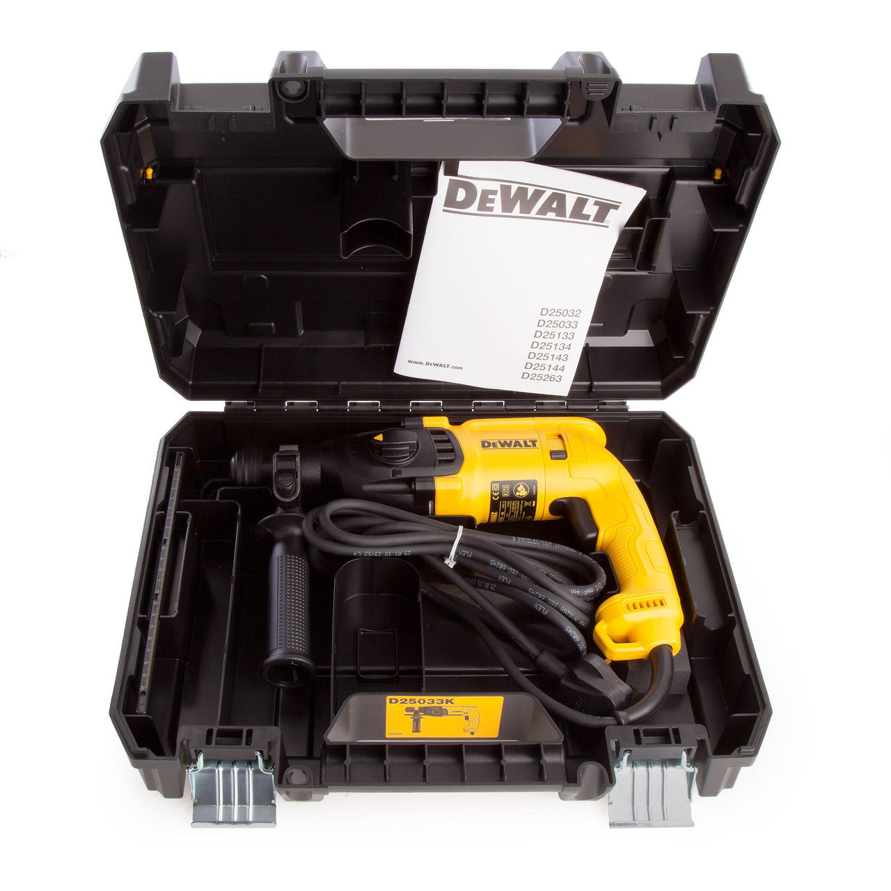 Dewalt 3 Mode SDS Plus Hammer Drill 110V D25033K