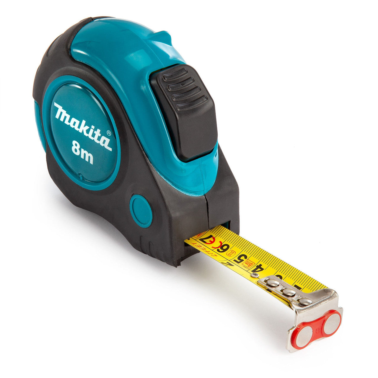 Makita Metric Imperial Tape Measure 8m 26ft Magnetic Hook Width 25mm P-72986