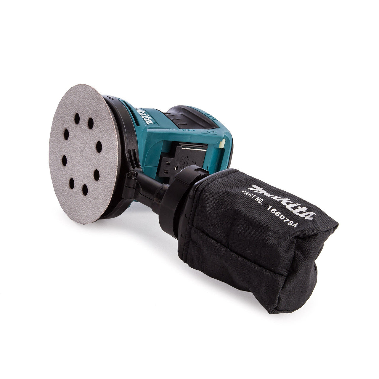 Makita 18V LXT 5 inch 125mm Random Orbital Sander Body Only & Dust Bag DBO180Z