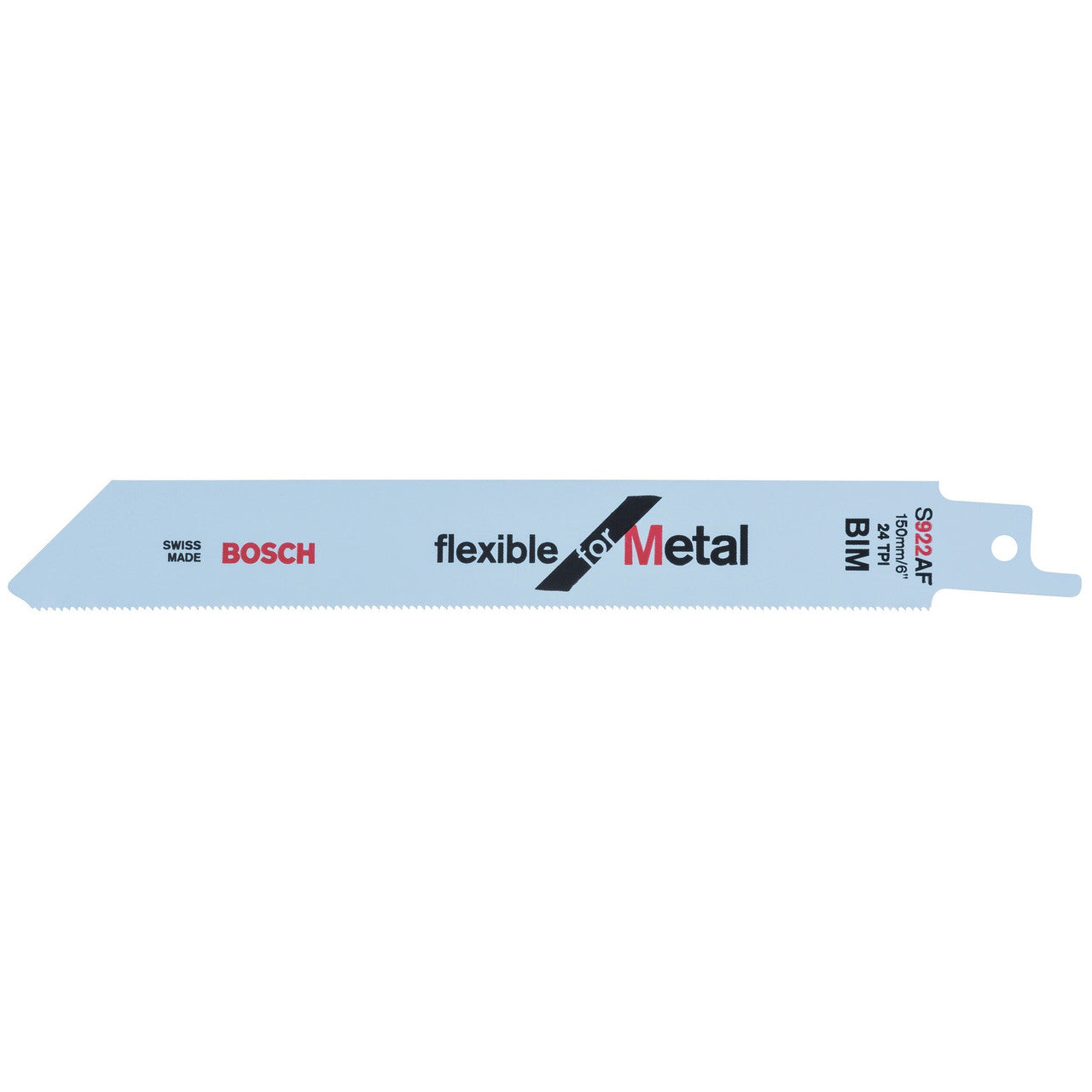 Bosch Thin Metal Cutting Reciprocating Saw Blade 150mm Pack Of 5 S922AF