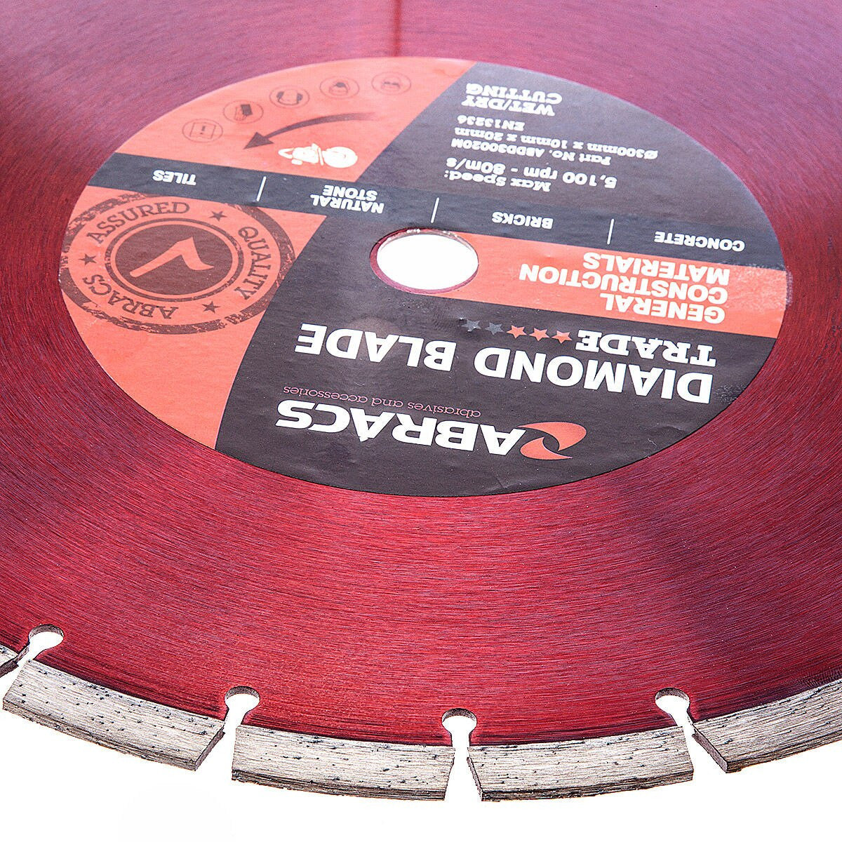 Abracs Diamond Cutting Blade General Purpose 300mm x 10mm x 20mm ABDD30020M