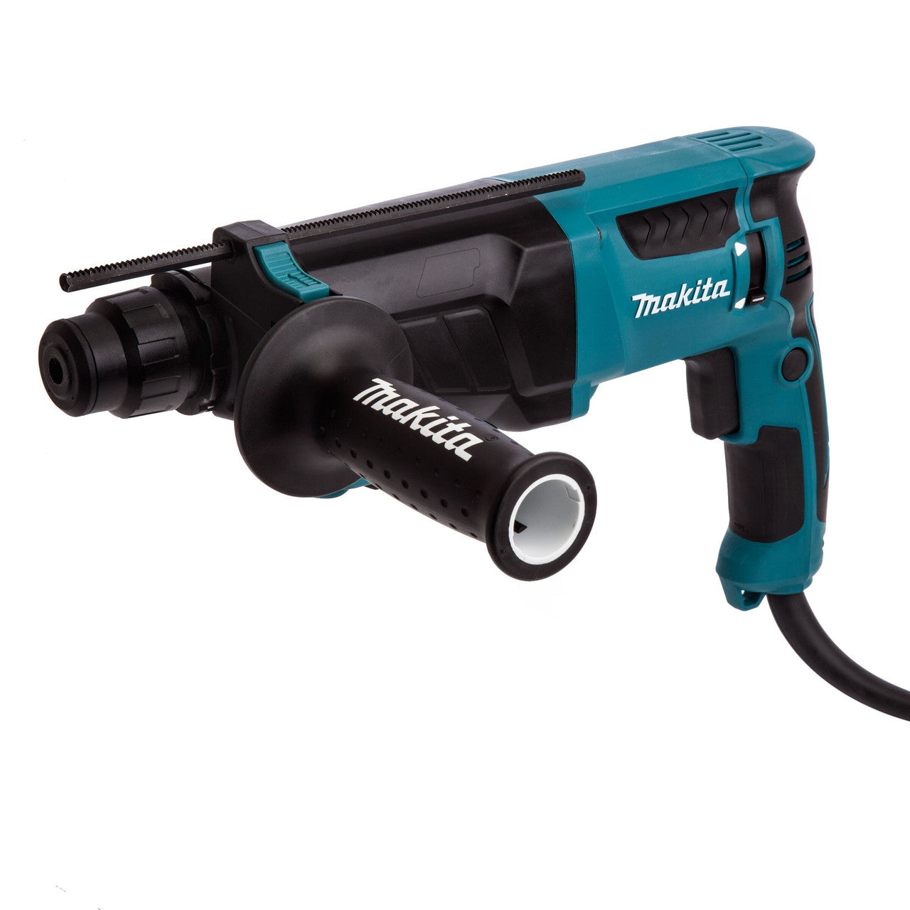 Makita 110V SDS Plus Rotary Hammer Drill Case Side Handle & Depth stop HR2630