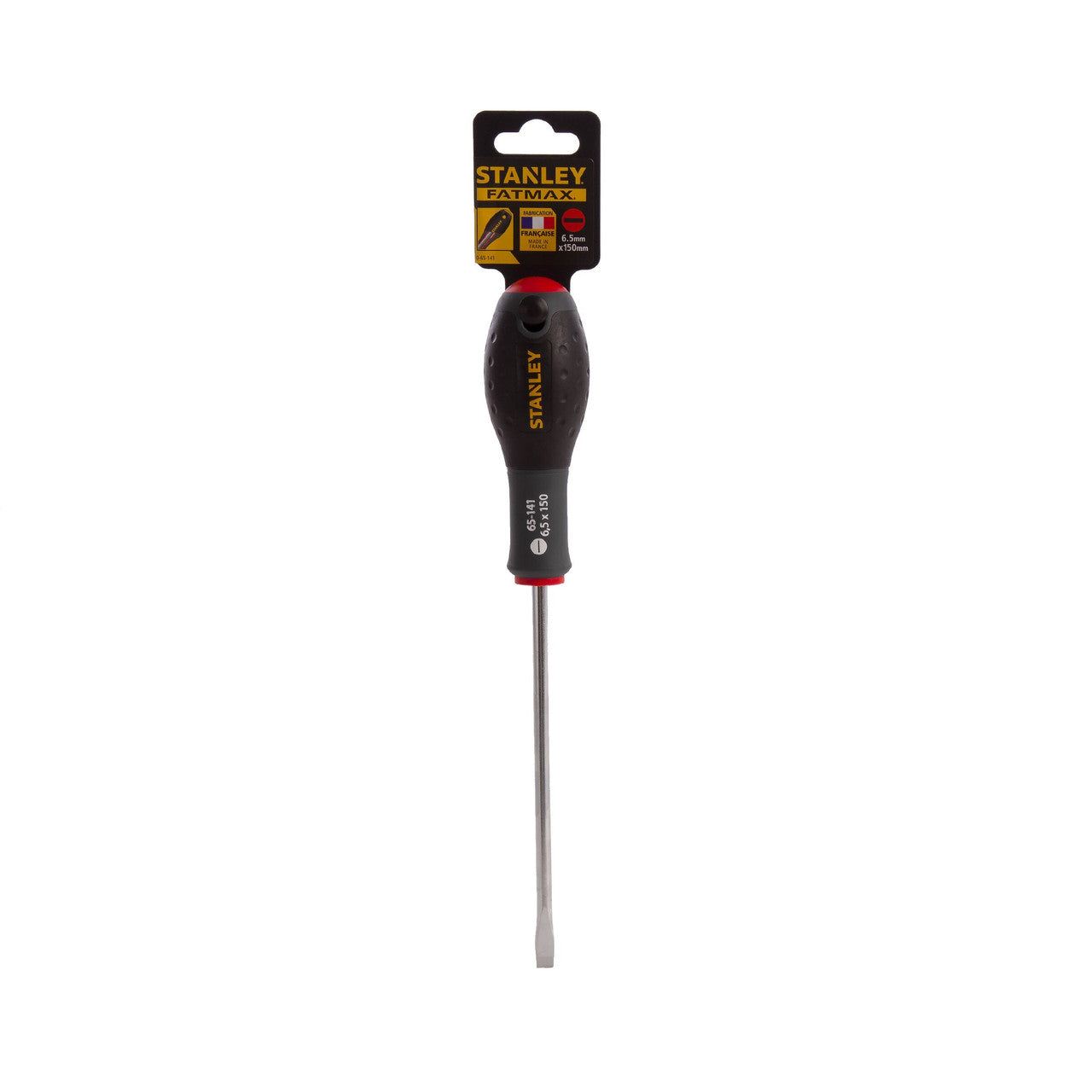 Stanley FatMax Flared Screwdriver 6.5mm x 150mm Soft Grip Handle 0-65-141