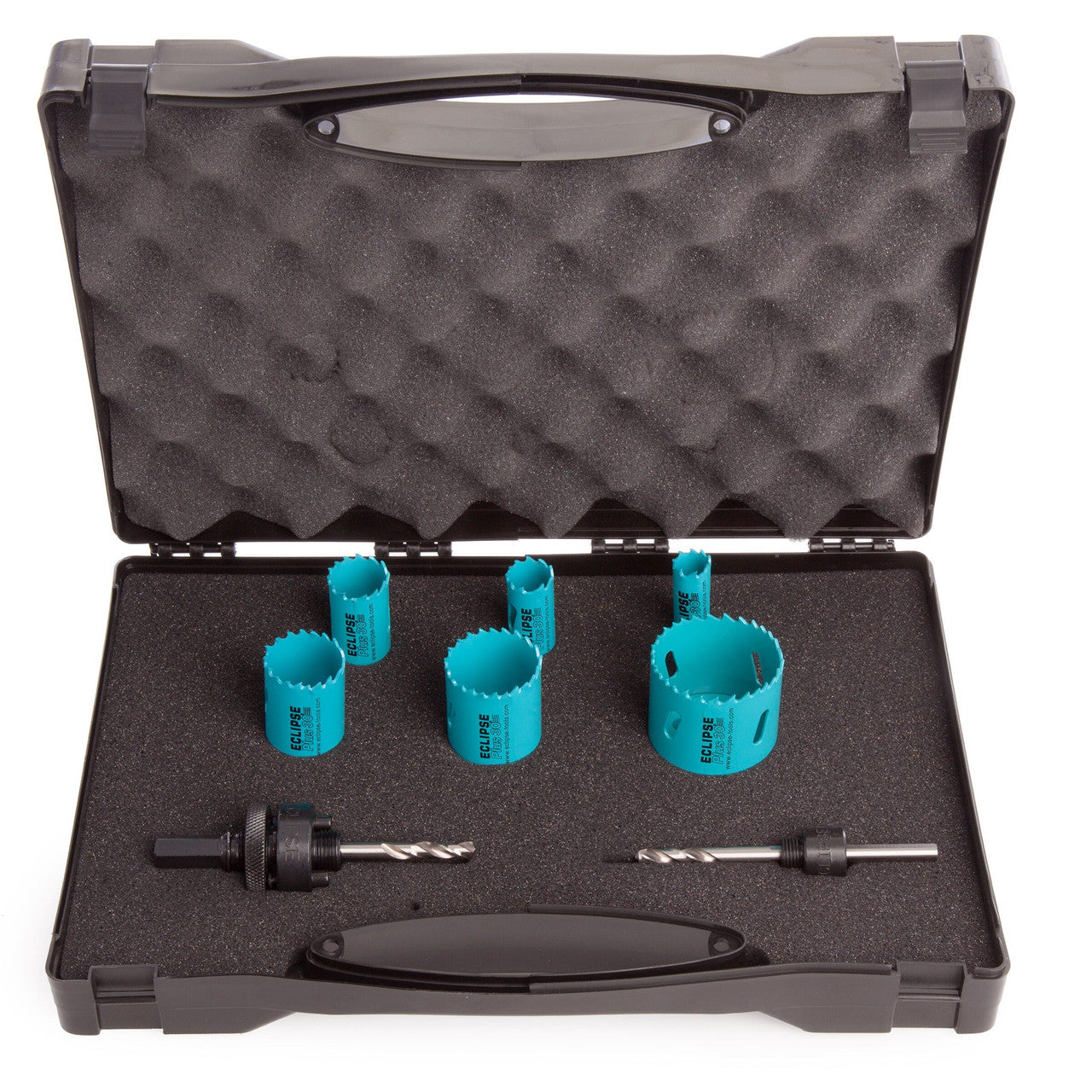 Eclipse Plus30 Electrician Holesaw Kit 8 Pc Stainless Iron Brass Wood etc EE30-K