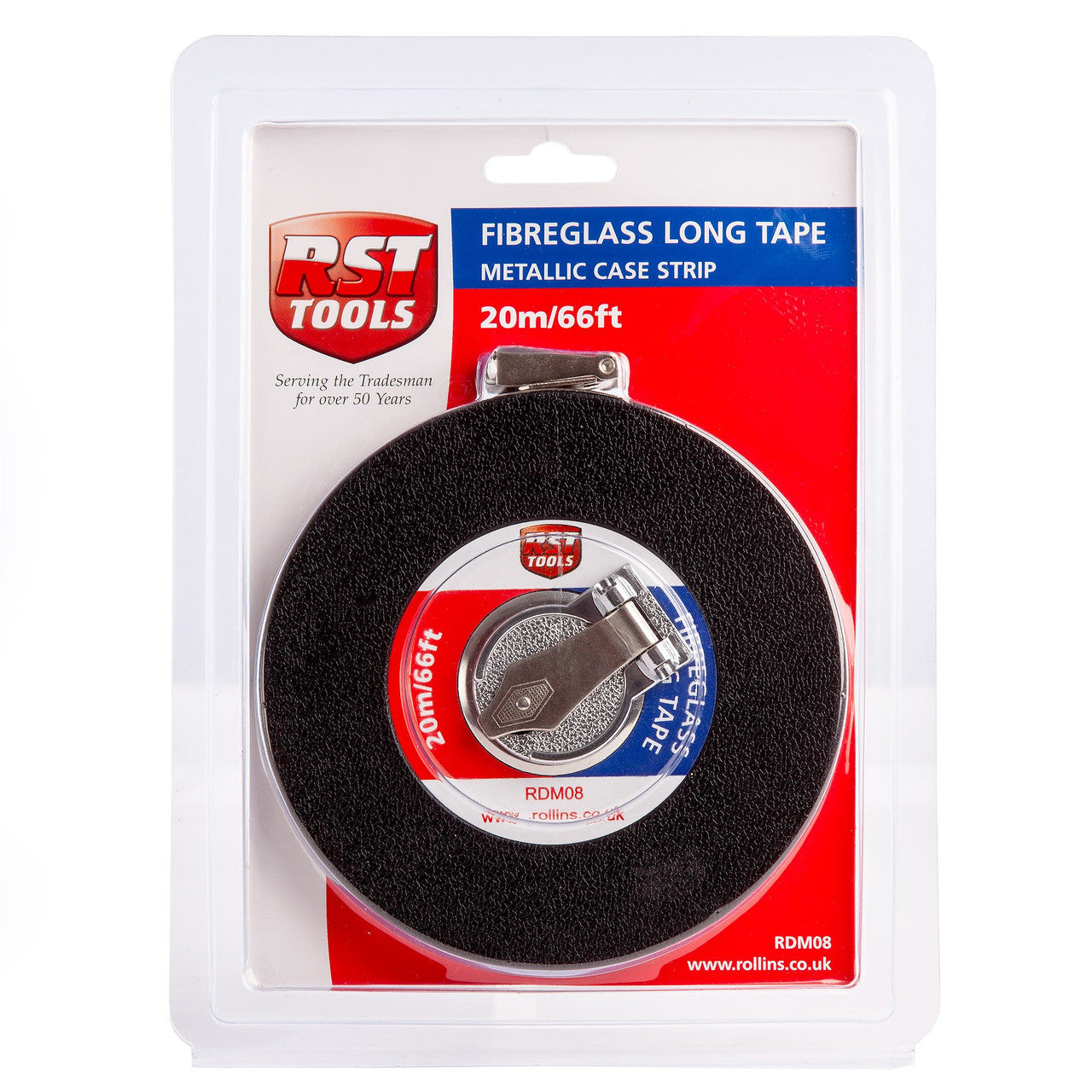RST Metric Imperial Fibreglass Tape Measure 20m RDM08