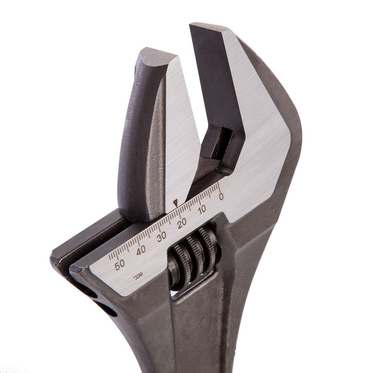 Bahco Adjustable Wrench 455mm 18" Jaw Capacity 53mm Knurled Adjusting Nut 8075
