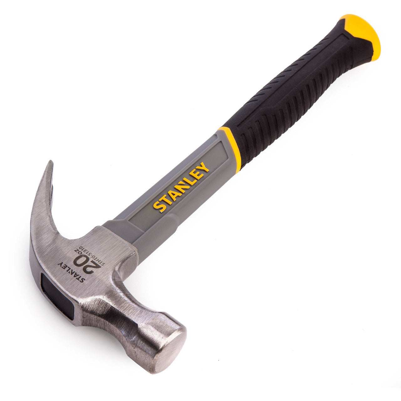 Stanley Claw Hammer with Fibreglass Shaft 20oz bi-material grip STHT0-51310