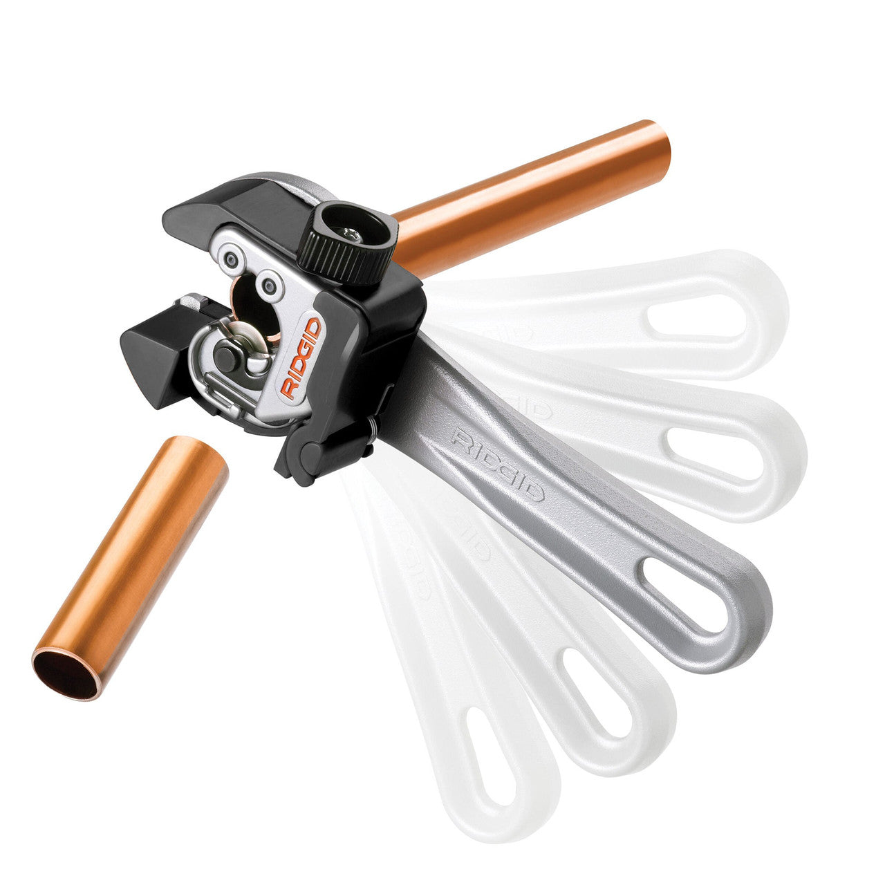 Ridgid Autofeed 2 in 1 Ratcheting Pipe Cutter 6 to 28mm Tight Spaces RID-32573