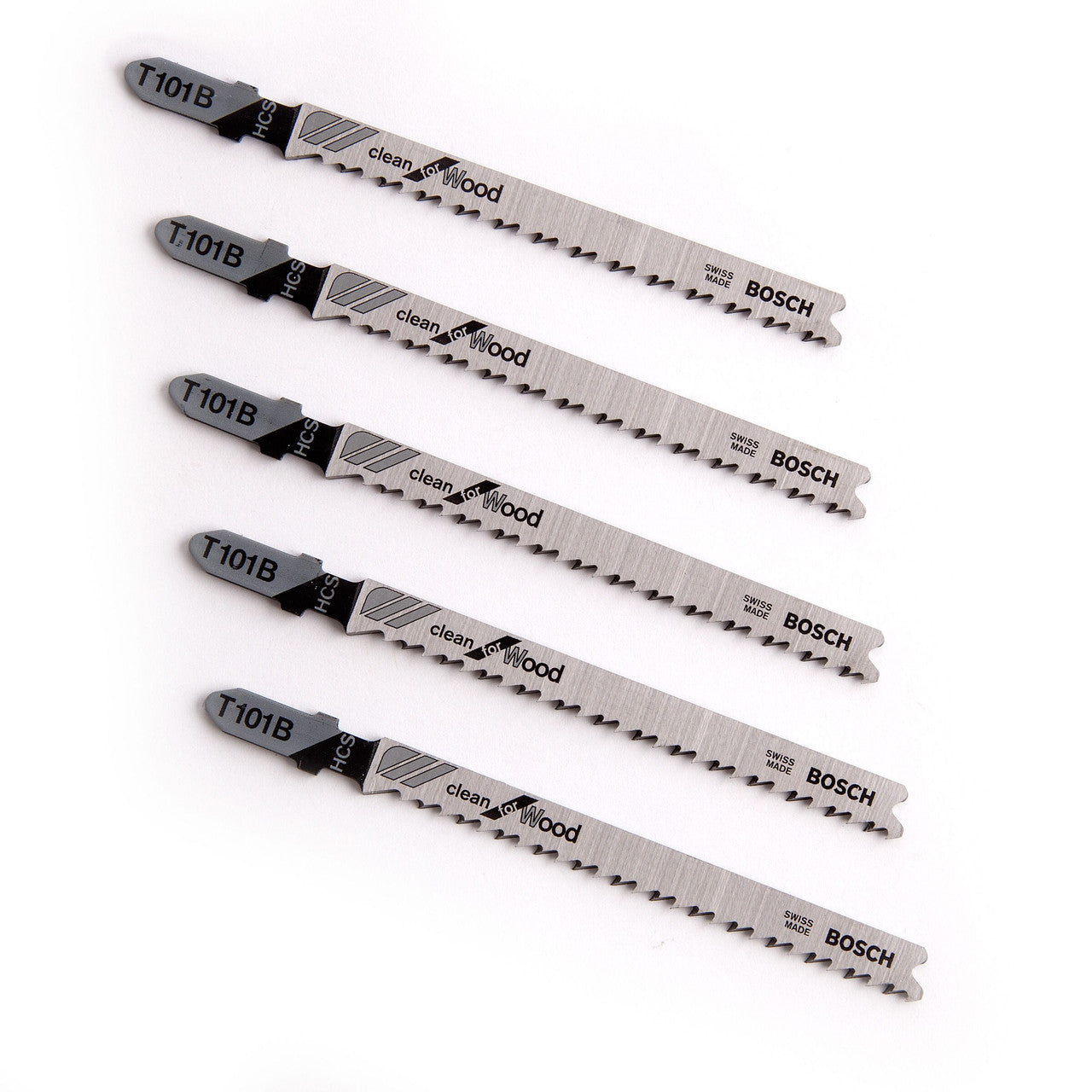 Bosch Clean Cutting Wood Jigsaw Blades 5 Pack T101B