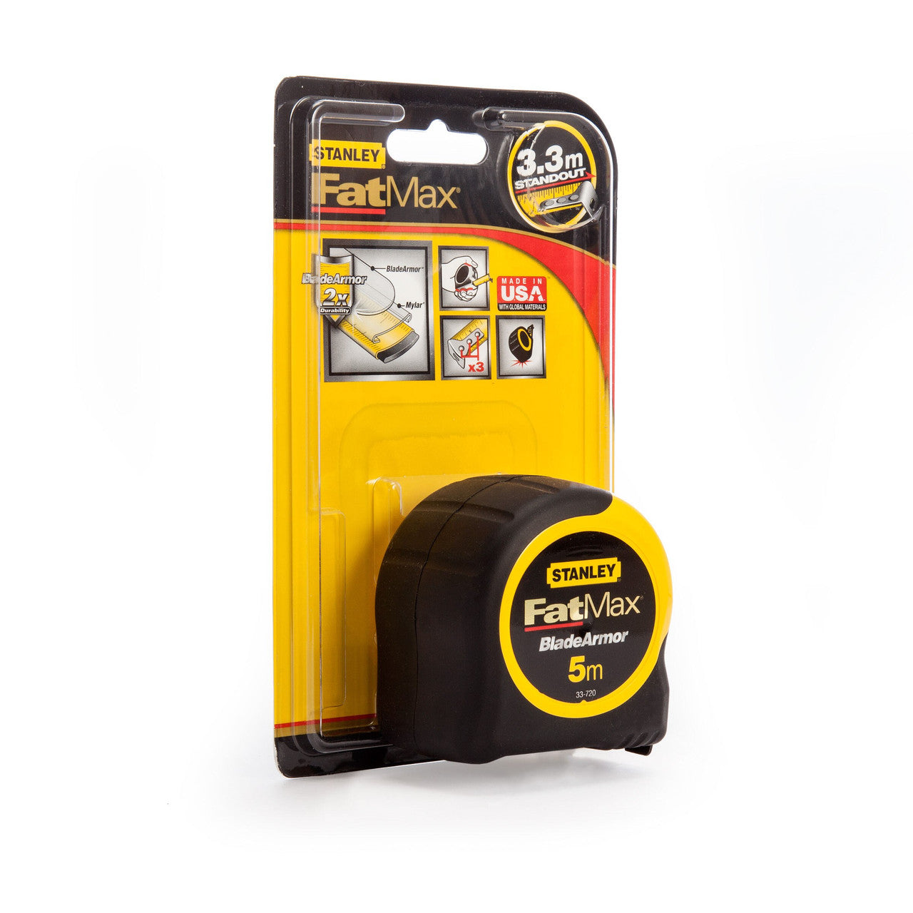 Stanley FatMax Metric Tape Measure with Blade Armor 5m 0-33-720