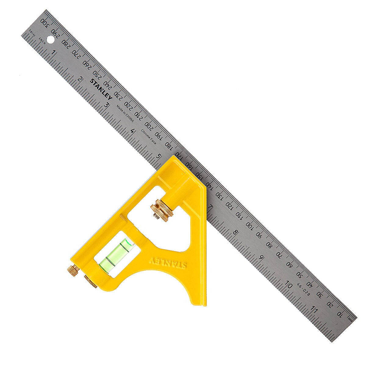 Stanley Die Cast Combination Square 12in 300mm Metric & Imperial 2-46-028