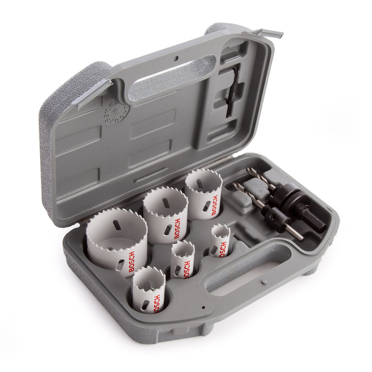 Bosch HSS Plumbers Holesaw Set 9 Piece For Metal Mild Steel Aluminium 2608580803