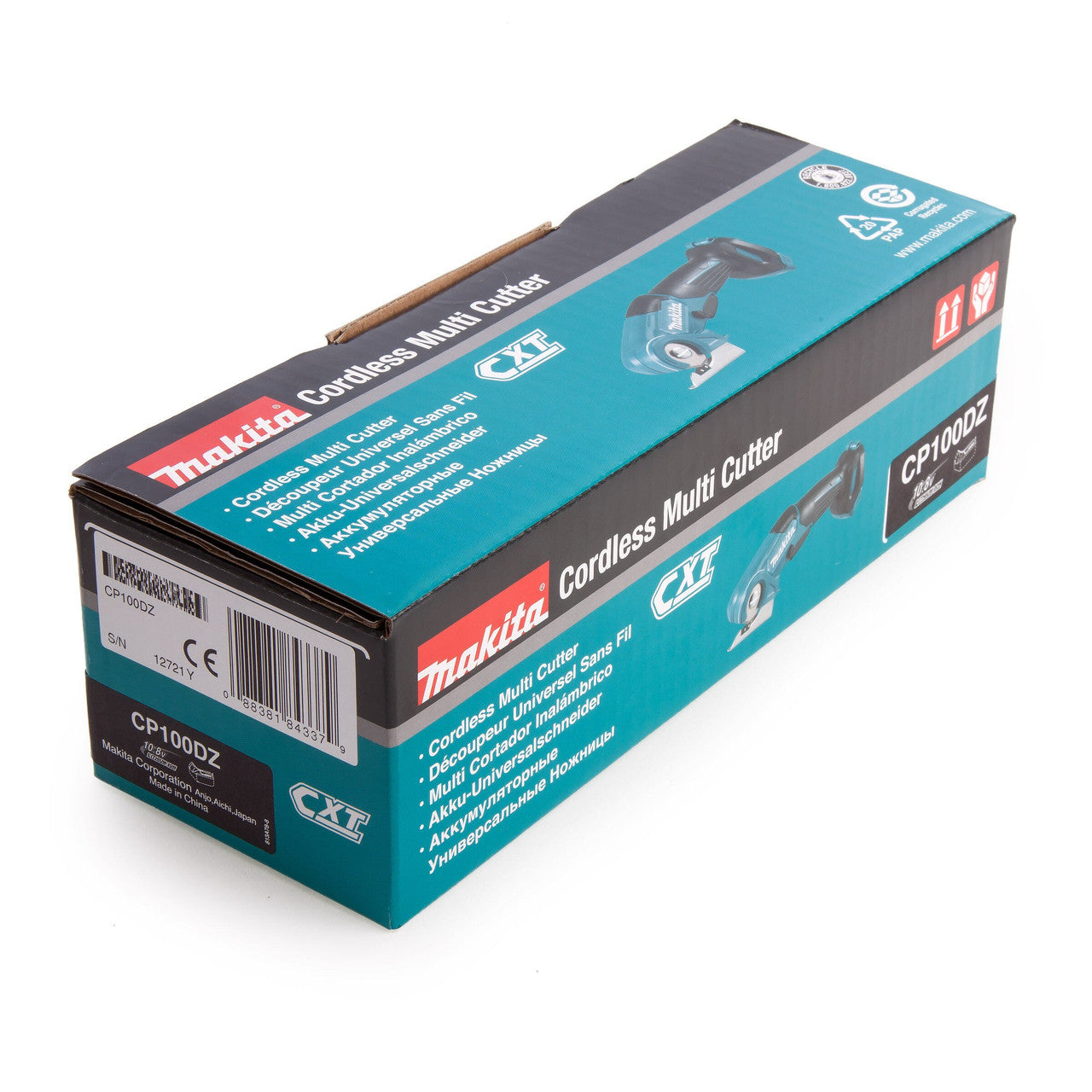 Makita 12max CXT Universal 6mm Multi Cutter Body Only Soft Grip CP100DZ